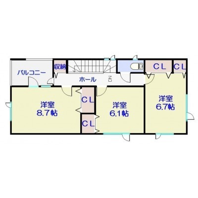 2F間取図