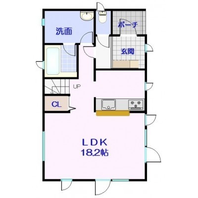 1F間取図