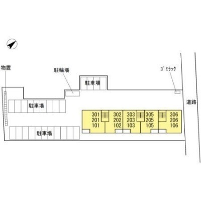 建物配置図です。