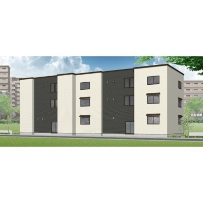 建物外観パースです。