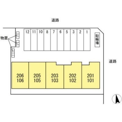 建物配置図です。