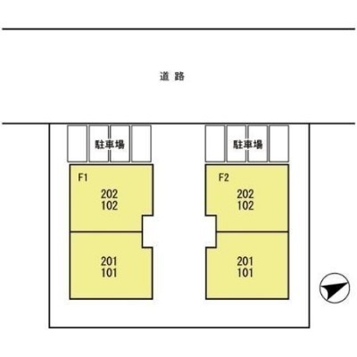 建物配置図です。