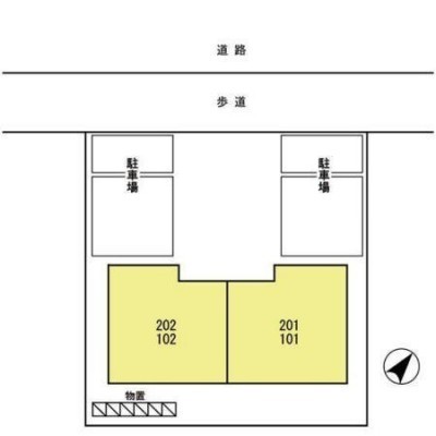 建物配置です。