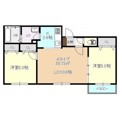 間取り図面です。
