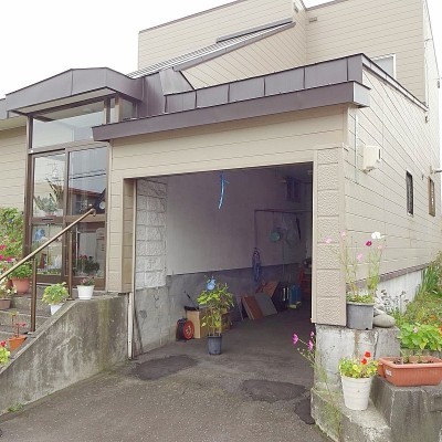 ビルトイン車庫です。