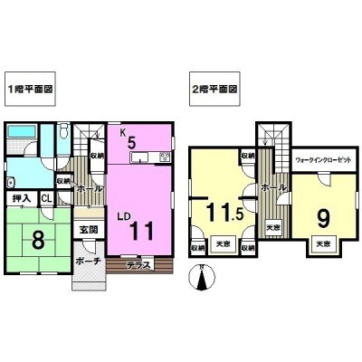 4LDKに間取変更可能です。