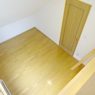 ロフトから部屋全体撮影/梯子は固定式/建具ハンドル交換