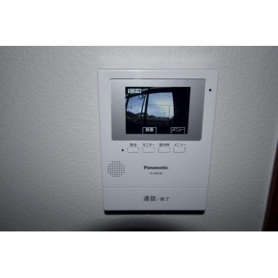 テレビ付モニターホン。