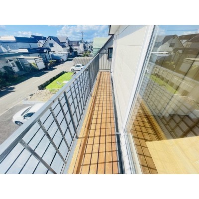 眺め最高なバルコニー付き!