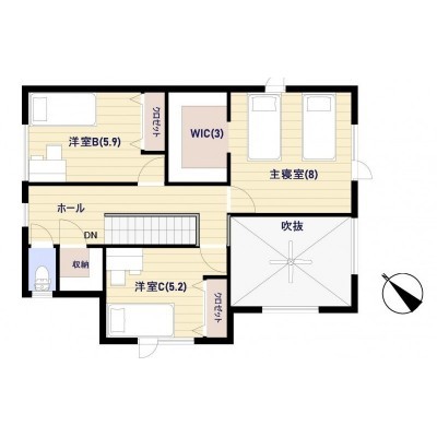 2階平面図
