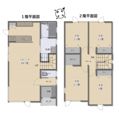 【A1・A3・A5】共通間取り