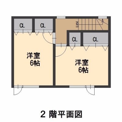 2階の平面図です。