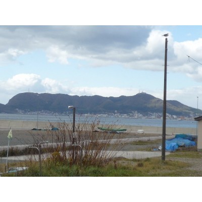 庭からは函館山の望めます。