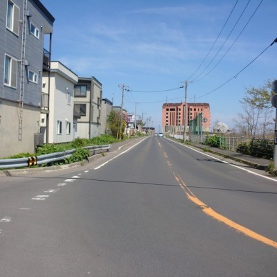 東側の道路