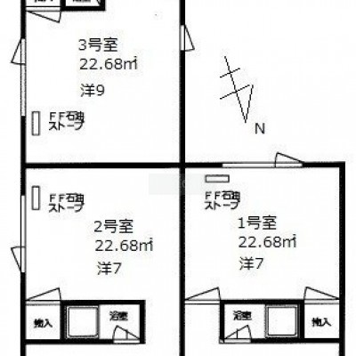 パル西岡Ⅱ間取り図