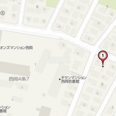 パル西岡Ⅱ位置図