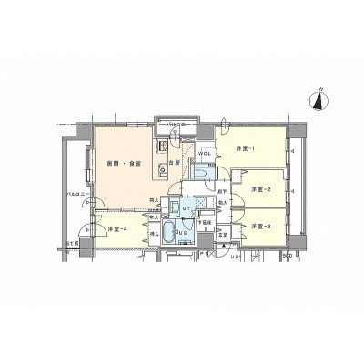 4LDK、価格3980万円、専有面積94.04m2