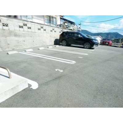 駐車場!