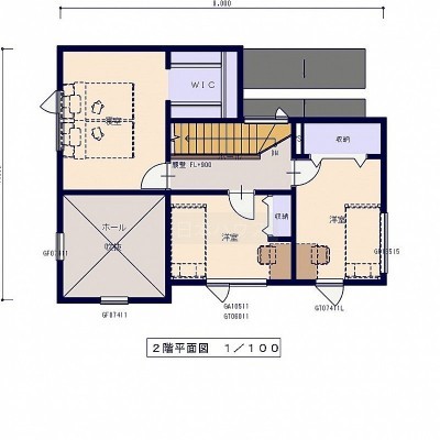 2F間取り図