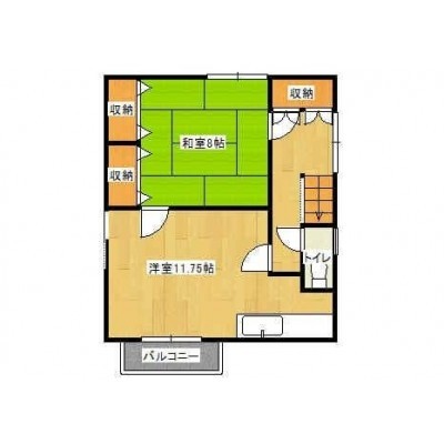 2階間取図