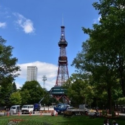さっぽろテレビ塔まで886m