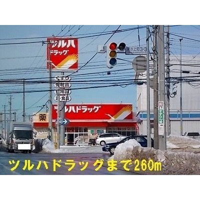 ツルハドラッグまで260m