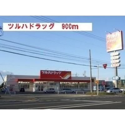 ツルハドラッグまで900m