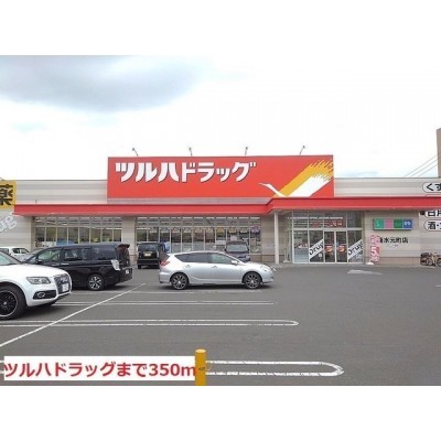 ツルハドラッグまで350m