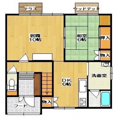 1階間取図※現況優先