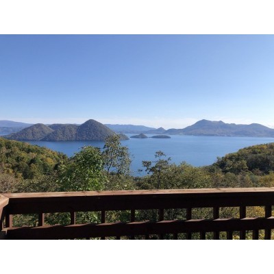 デッキからの洞爺湖