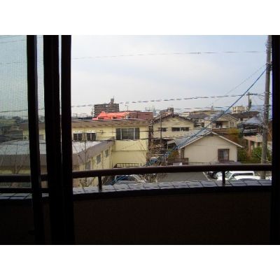 西側バルコニー。4か所3面あり