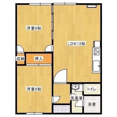 2LDK間取
