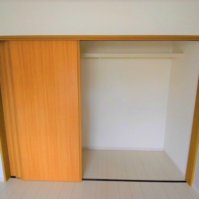 大容量のクローゼット。