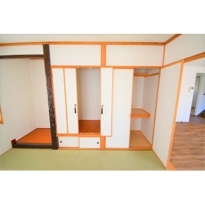 和室には収納が備え付けられています!