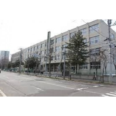 八条中学校まで1196m