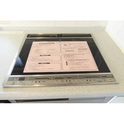 キッチン:新品交換済みIHクッキングヒーター