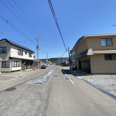 北西側前面道路☆