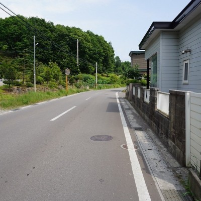 広い前面道路