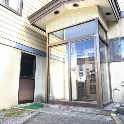 冬や雨の日にうれしい風除室☆