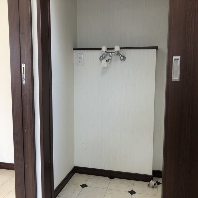 洗濯機置き場です
