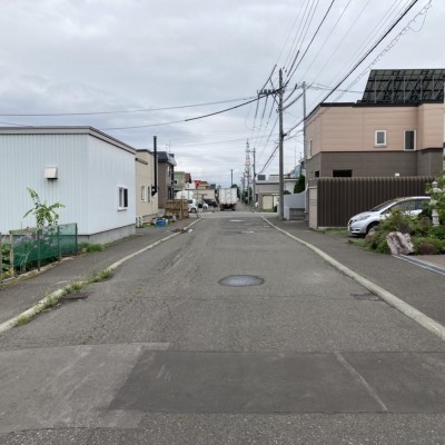 前面道路南東方向