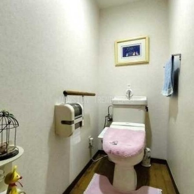 ウオシュレット付トイレ!