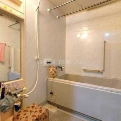 1日の疲れを癒せる浴室!