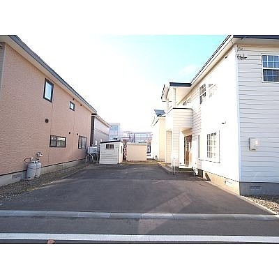 明野小学校が見えます