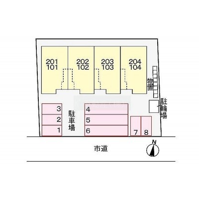 駐車場配置図