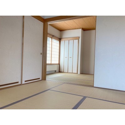 もう1つの6畳和室とつながっています。合わせて12帖の広さです。