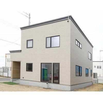 大麻北町モデルハウス 南側