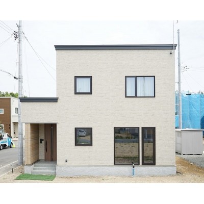 大麻北町モデルハウス 南西側