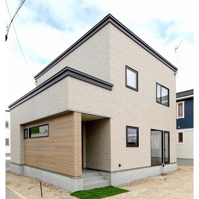 大麻北町モデルハウス 西側