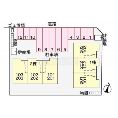 駐車場配置図